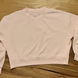 Lululemon Sofstreme Perfectly Cropped sweatshirt, sz 10, Strawberry Milkshake